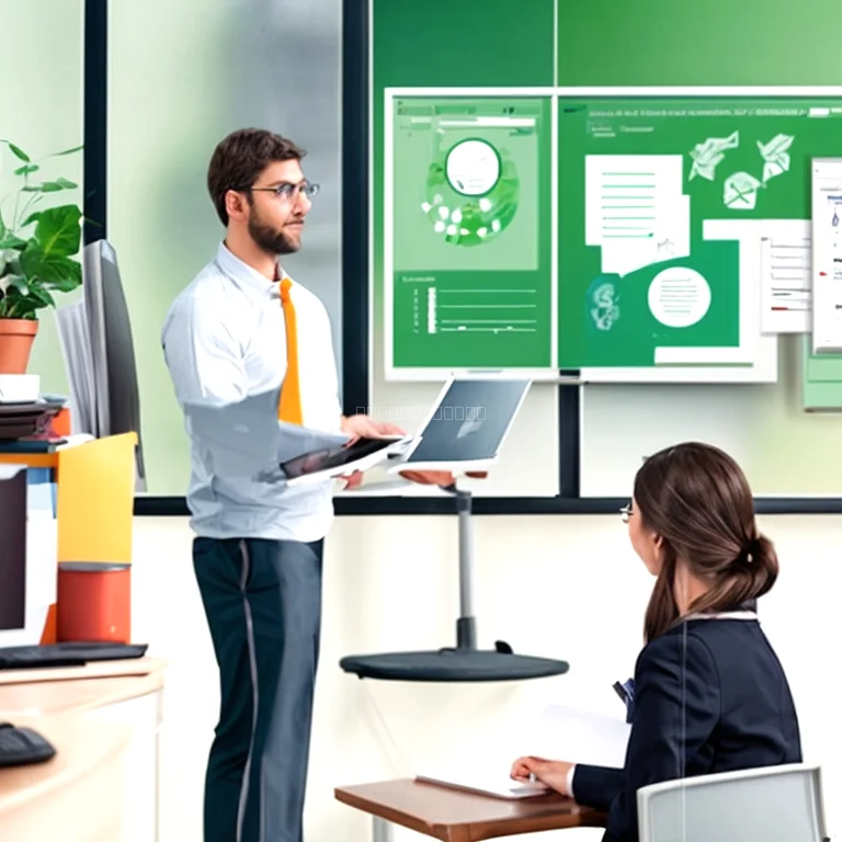 Students attending a leadership training course