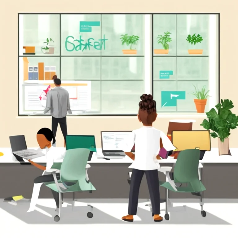 Professional training workshop with instructor